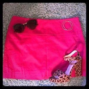 Hot Pink Mini Skirt- size 8